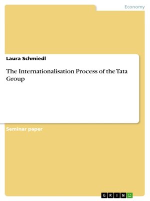 cover image of The Internationalisation Process of the Tata Group